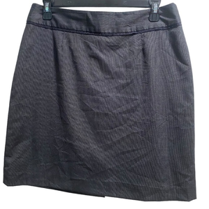 Banana Republic Skirt‎ Dark Gray size 8P Zipper& Clasp EUC